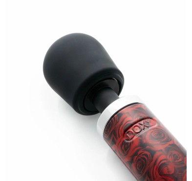 Masażer - Doxy Die Cast Wand Massager Rose Pattern